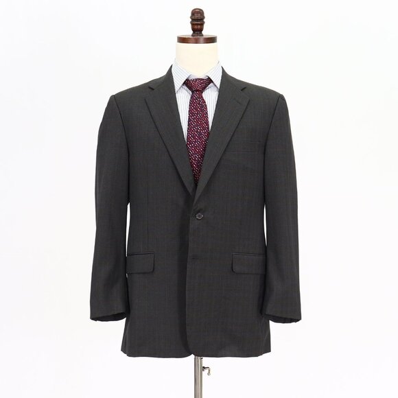 Hickey Freeman 42R Gray Check 2-Button Sport Coat Blazer Jacket V692 - Picture 1 of 11